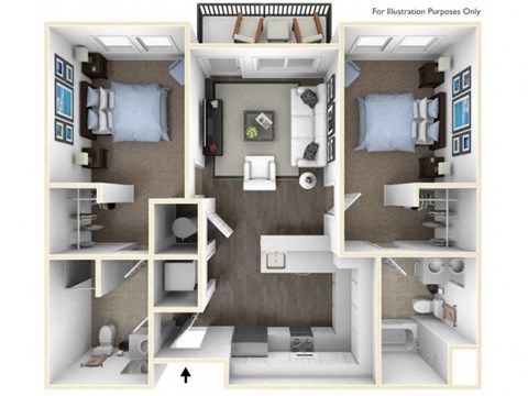 2 bed 2 bath floor plan 2 bed 2 bath floor plan